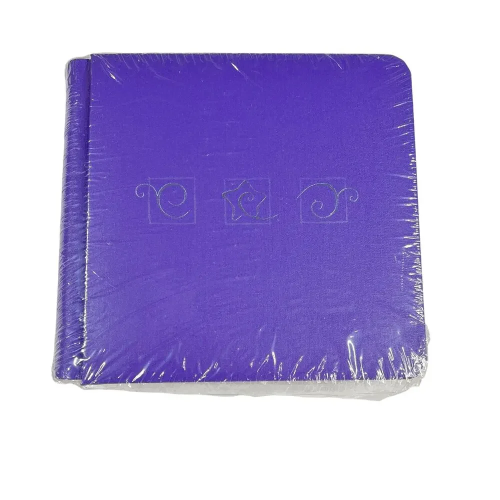 CREATIVE MEMORIES Make a Wish 7x7 Purple Album 12 White Pages NEW
